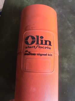 Vintage OLIN Emergency Marine Signal Kit