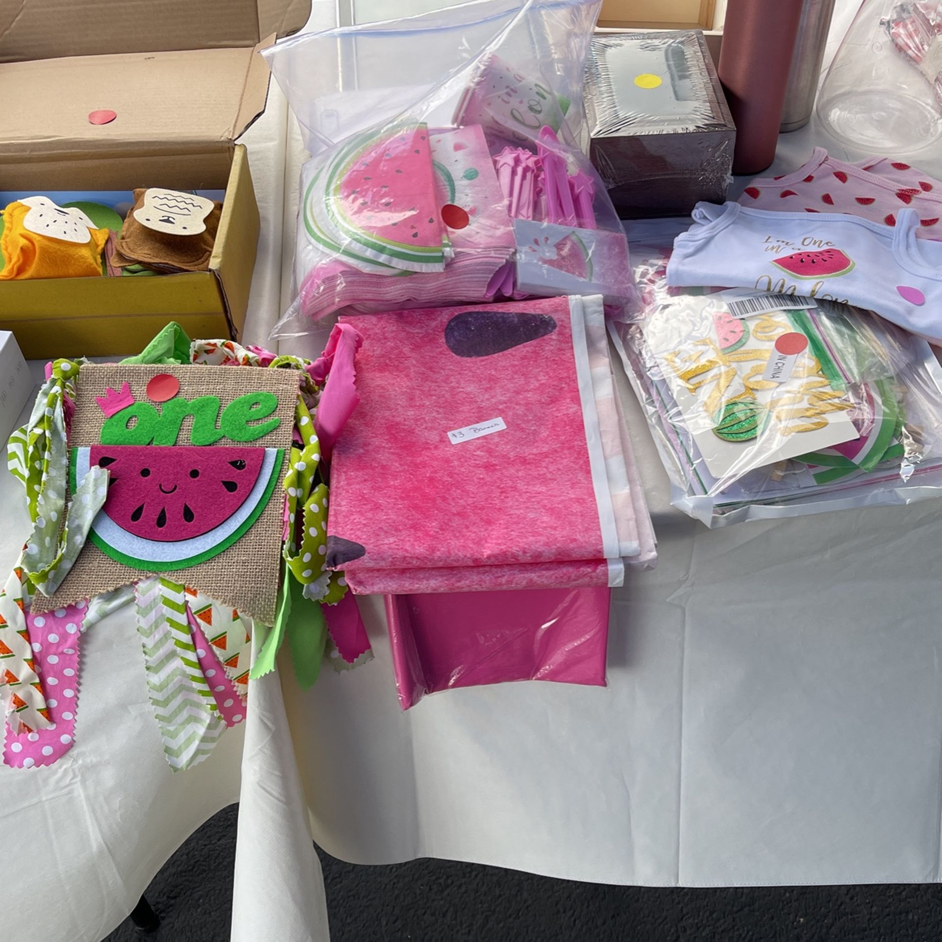 One In A Melon Party Items