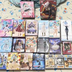 Brand New Anime Figures without open 