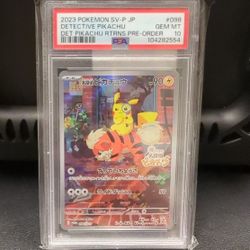2023 Pokémon Detective Pikachu Japanese Pre-order PSA 10