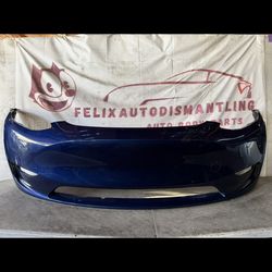 TESLA MODEL Y FRONT BUMPER 2020 2021 2022 2023 OEM