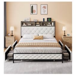Queen size bed frame