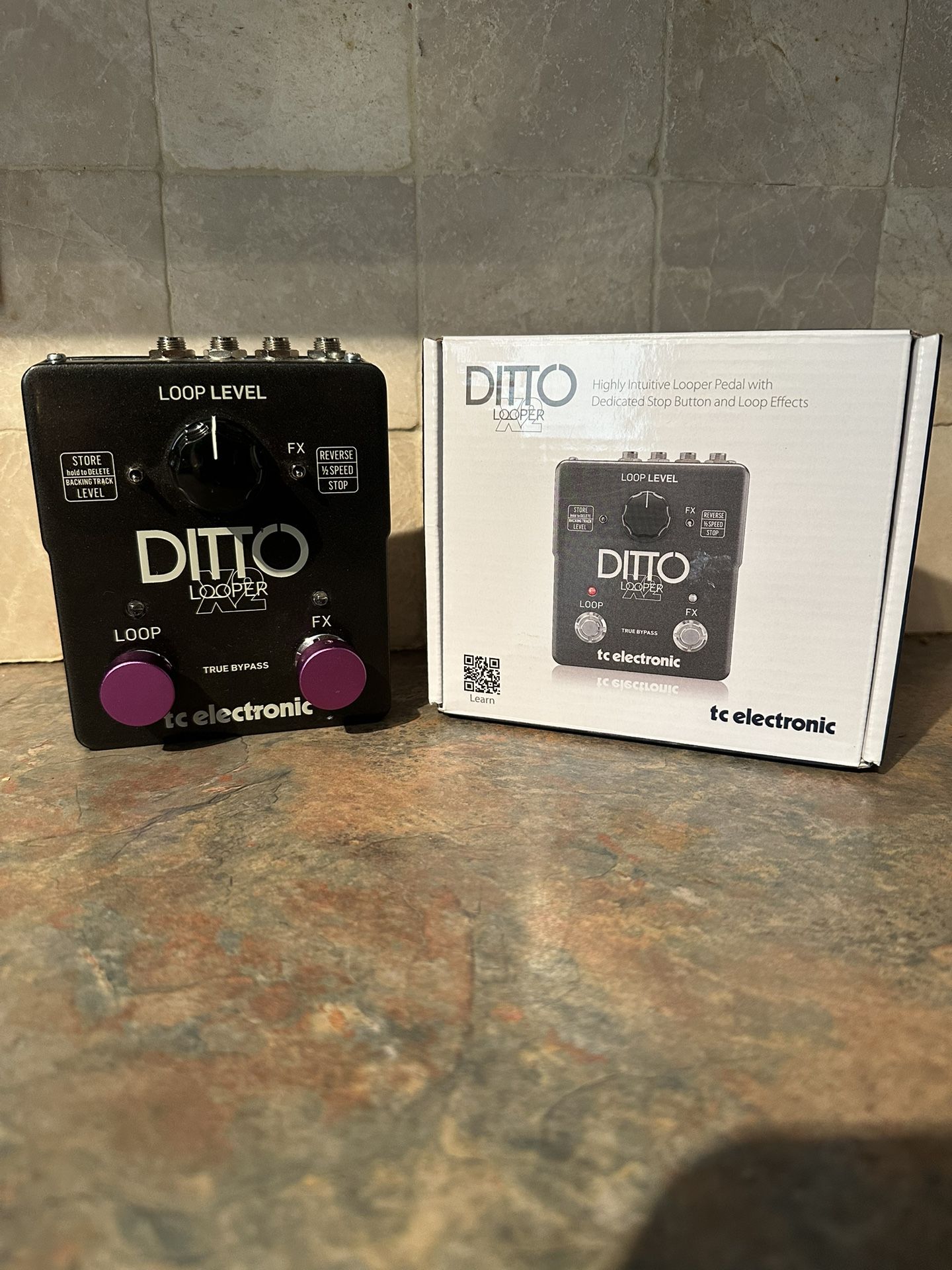 TC Electronic Ditto X2 Looper Guitar Pedal In Box