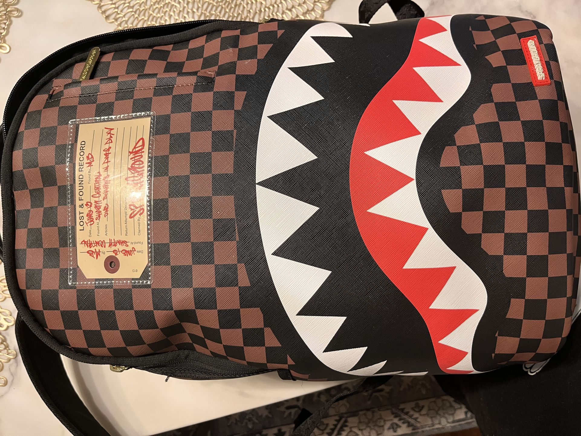 Spray ground backpack limited addition