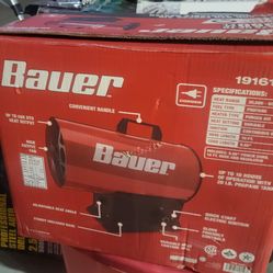 New Bauer Propane Portable Heater