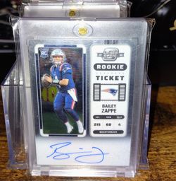Bailey zappe autograph