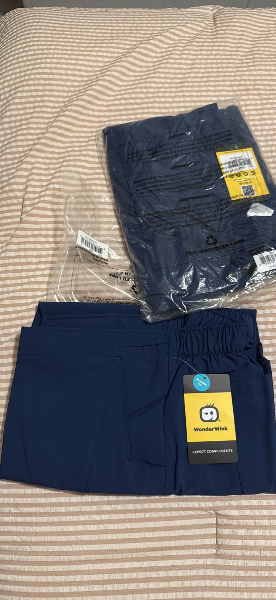 Long Bottom Blue Scrubs