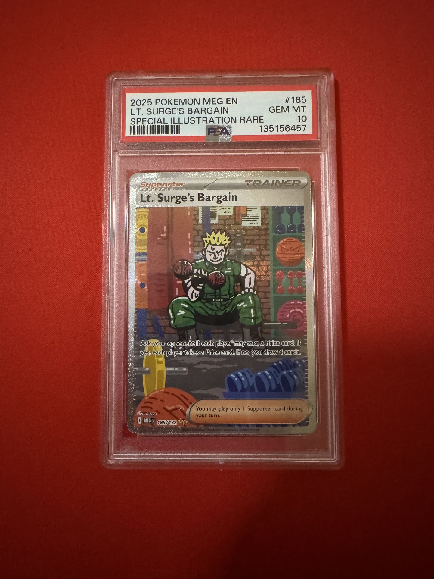 2025 LT Surge’s Bargain SIR #185 (PSA 10)