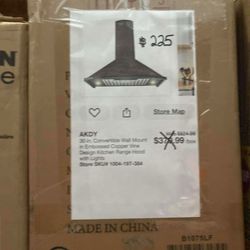 30in Wall Mount Range Hood