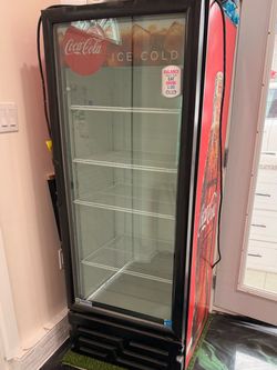 Authentic Coca-Cola Fridge with glass door