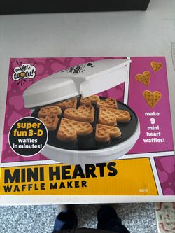 CucinaPro Waffle Wow Mini Heart Waffle Maker