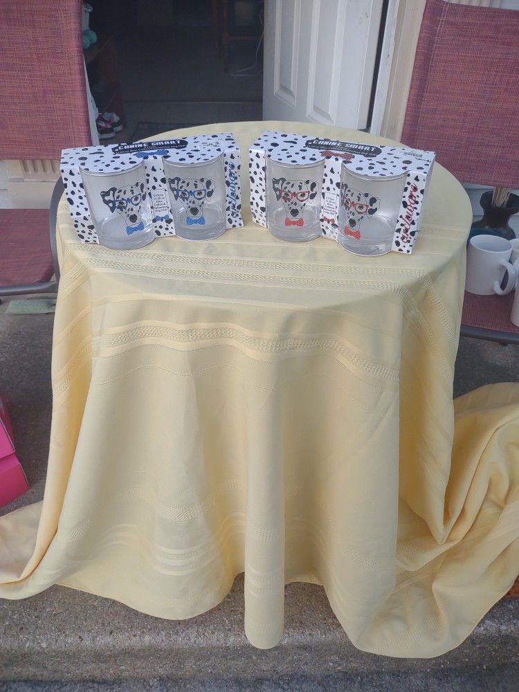 New 11.25 oz Dalmatian Glasses