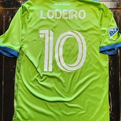 Nico Lodeiro Seattle Sounders FC Soccer Jersey Youth XL 