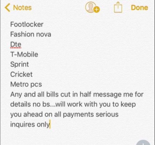 1/2 off Bills