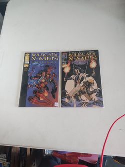Marvel Cómics Wild C.A.T.S X- MEN(4 Cómics)