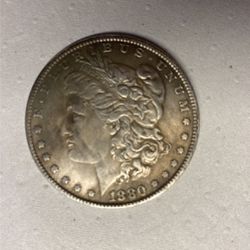 1880 silver dollar Morgan
