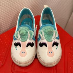 VANS Unicorn Slip Ons- Size: TODDLER 9