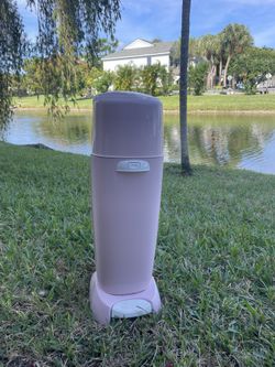 Ginie diaper, papelera de pañales pink