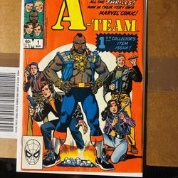 Marvel Comics #1A The A-Team Diamonds Are A Thief's Best Friend!  1st comic book app. of the A-Team🔑