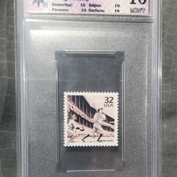FS/NFT - ASG 10 - 1998 USPS 32 CENT BABE RUTH STAMP #USA32BABERUTH