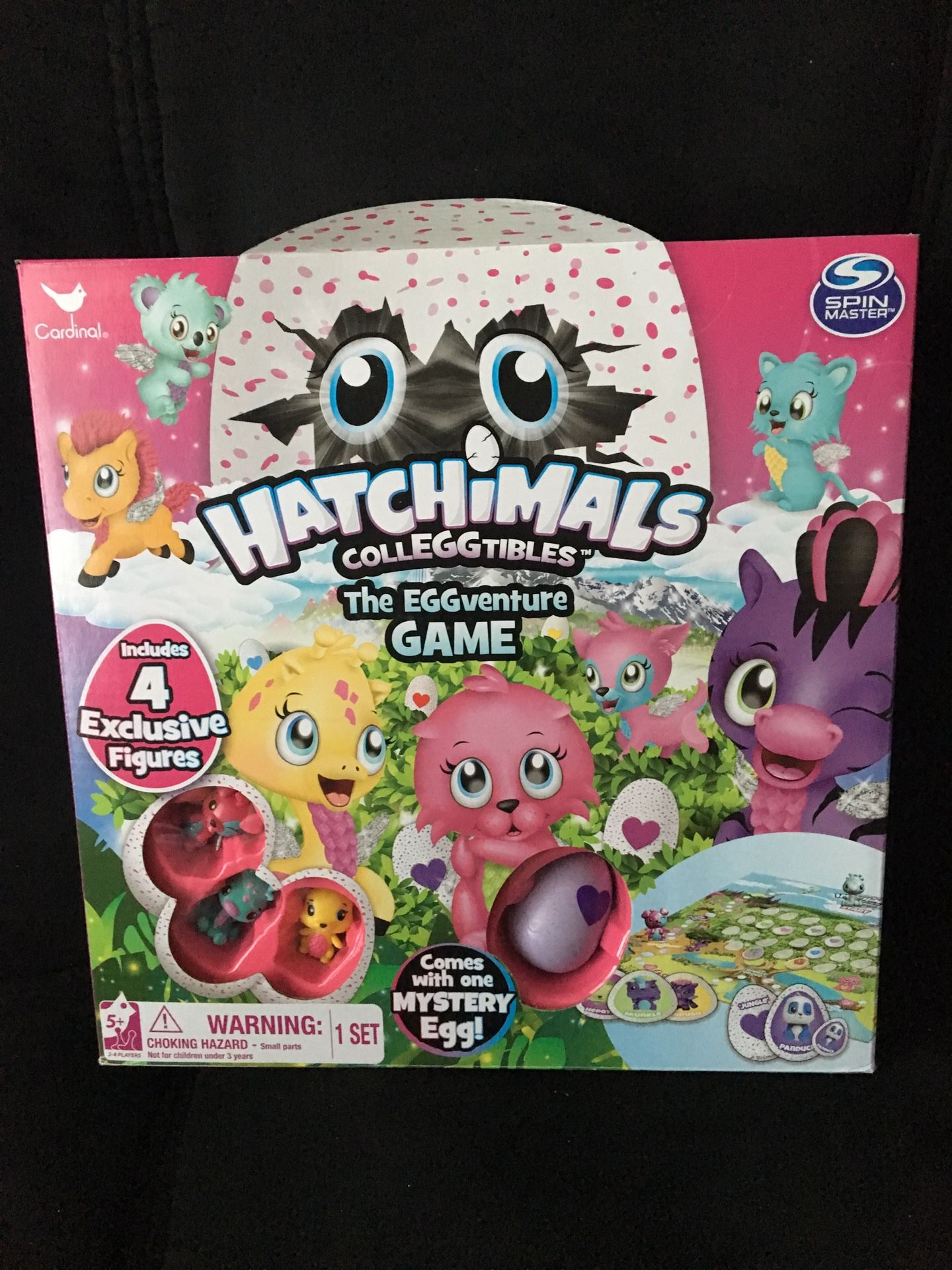 Hatchimals CollEGGtibles Board Game with Figures