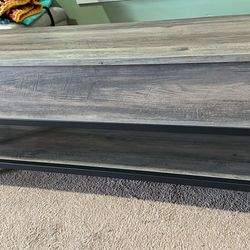 Grey Barn Wood Wash Shoe Bench