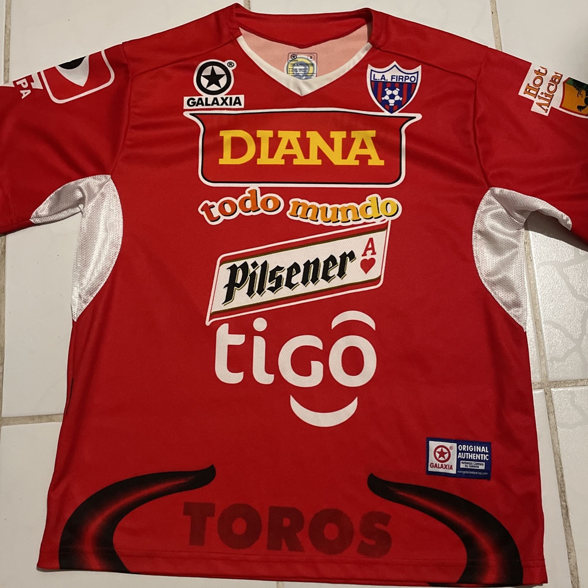LA Firpo Galaxia Jersey El Salvador Authentic Jersey Size Small