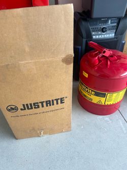 Justrite safety can