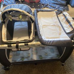 baby trend pack and play with bassinet and changing table