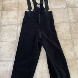 Polartec Fleece Winter Bib Overalls, Excellent 