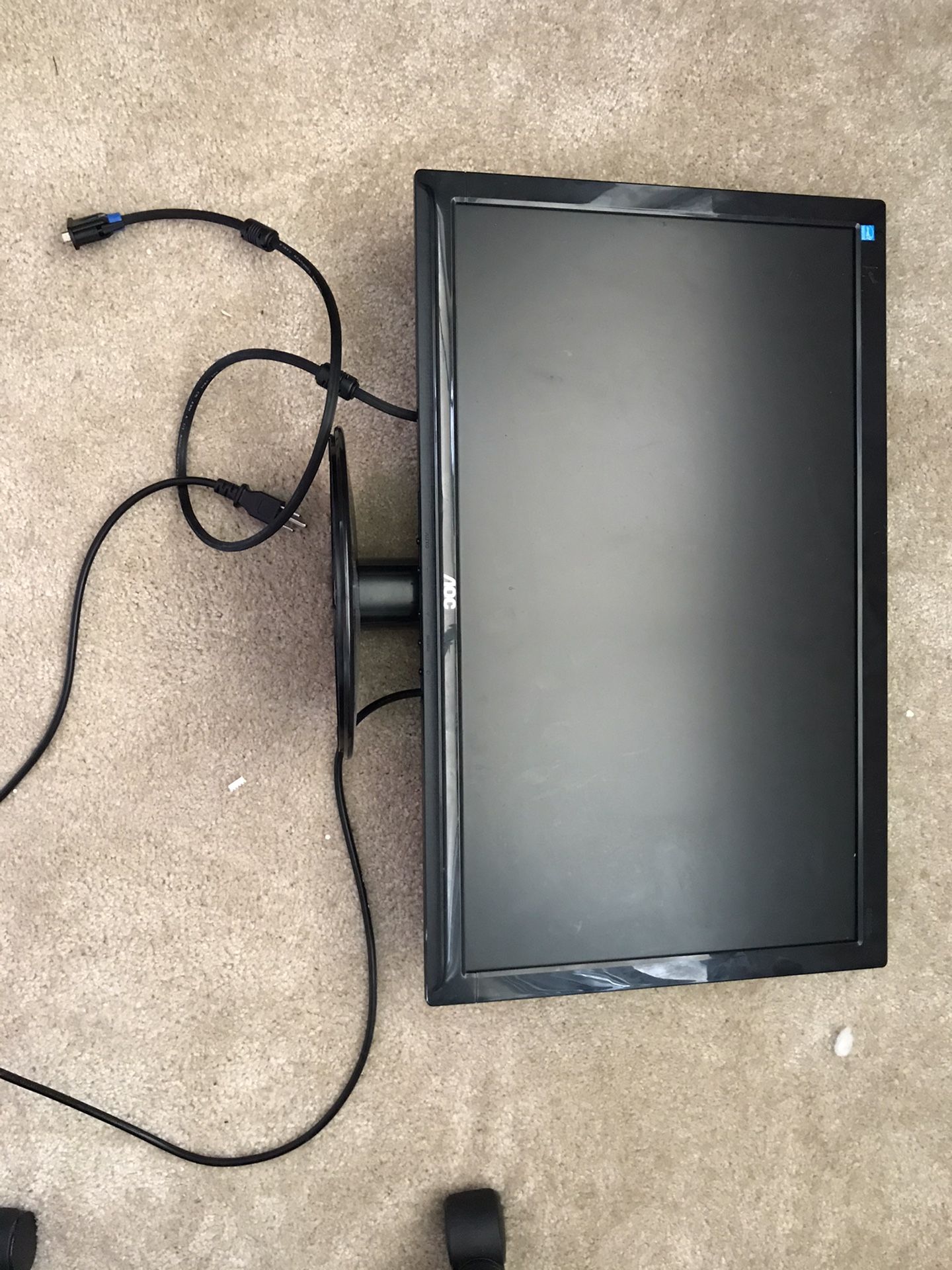 AOC Computer Moniter w/ cables