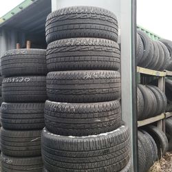 215 45 17 (4) HIGH TREAD used snow tires FREE installation