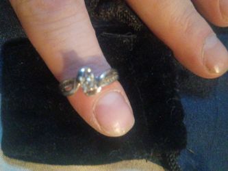 Engagement promise ring