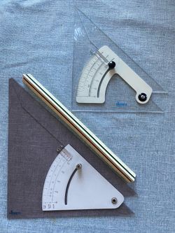 PICKETT Adjustable Triangles & Triangle Scale Ruler ($15 gets all 3)