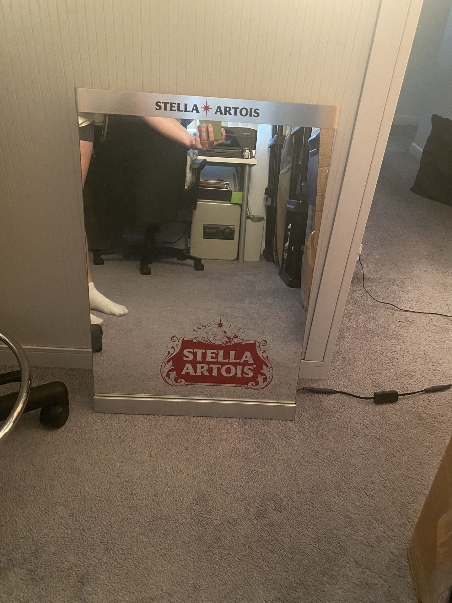 Stella Artois Light Up Mirror 