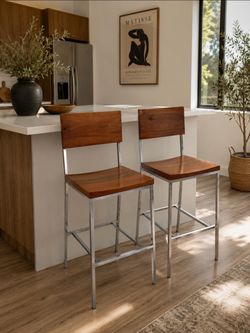 West Elm Bar Stools – Set of 2