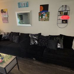 Black Sectional Sofa