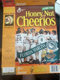 Florida Marlins 1997 Cheerios