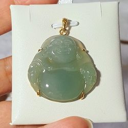 100% Burma A Jade With 14k