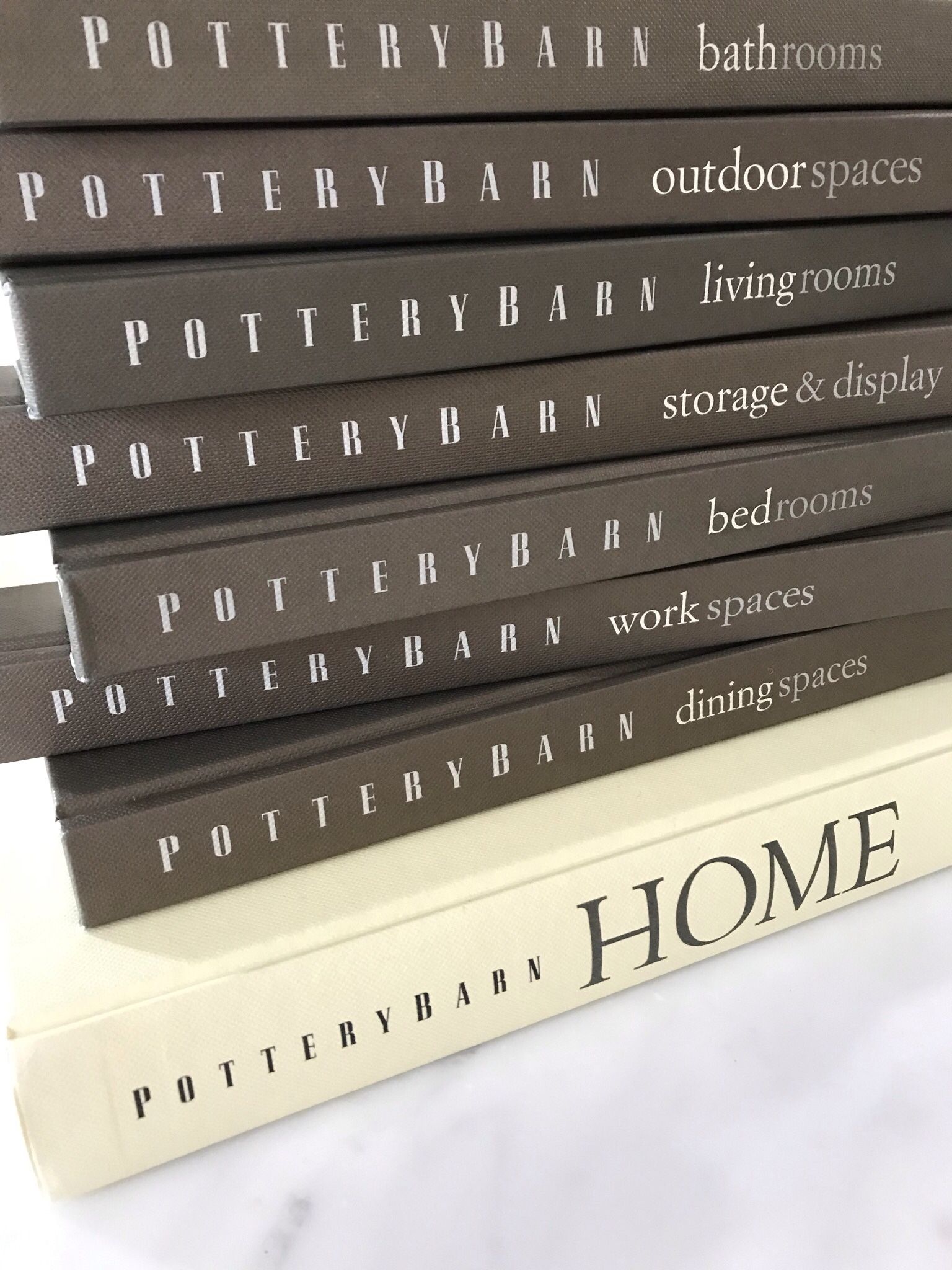 set of 8 ‘pottery barn’ home ‘room by room’ books!!