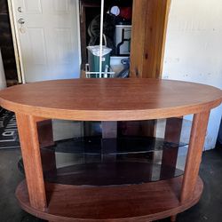 Tv Stand With Glass Shelves 