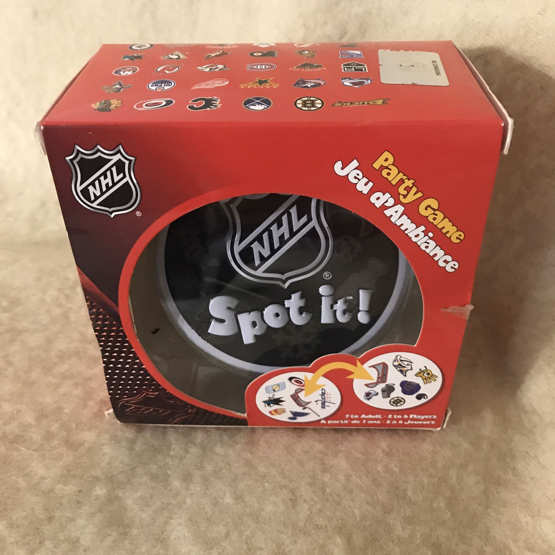 Spot It Card Game NHL Edition