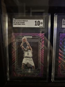 Allen Iverson Purple Wave Prizm 
