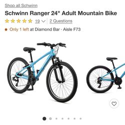 Schwinn Ranger 24” Mountain Bike