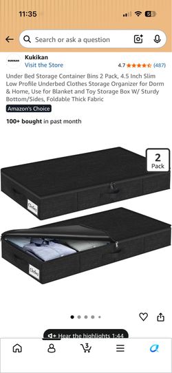 Under bed storage - Thing boxes