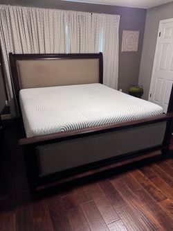 Solid wood Cal King Size Bed Frame California King
