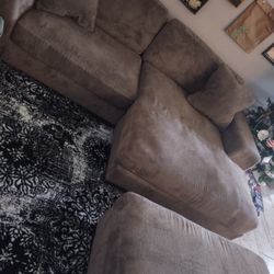 Couch W/Ottoman (Storage)