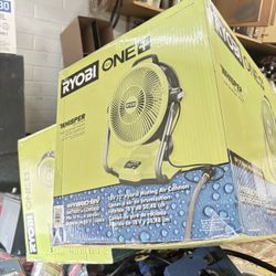 Ryobi plus 1 fan
