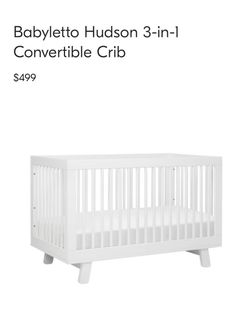 Babyletto Hudson 3-in-1 Convertible Crib