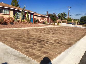 Pavers installation
